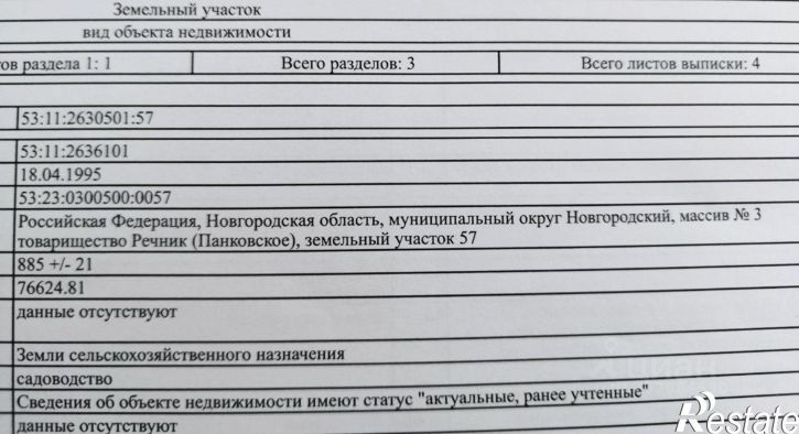 Земельный участок